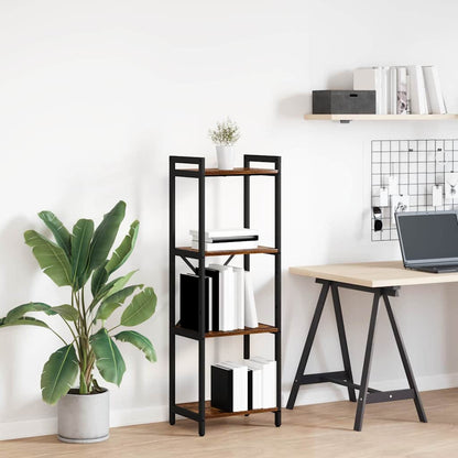 Bücherregal Geräucherte Eiche 40 x 30 x 85 cm Holzwerkstoff