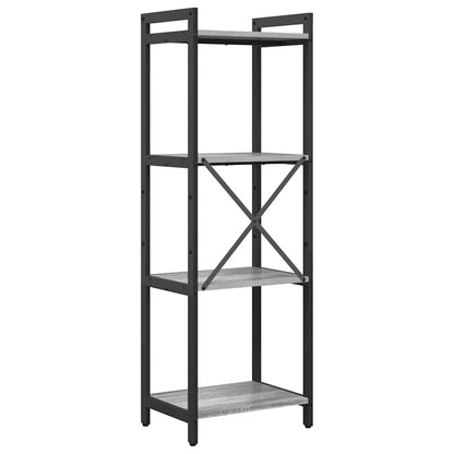 vidaXL Bibliothèque gris Sonoma 40 x 30 x 85 cm Bois d'ingénierie