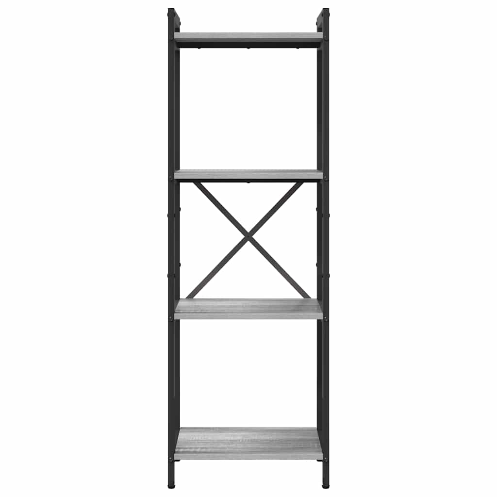 vidaXL Bibliothèque gris Sonoma 40 x 30 x 85 cm Bois d'ingénierie