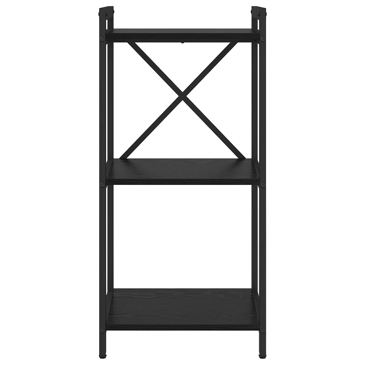 vidaXL Bücherregal Schwarz Eichen-Optik 40 x 30 x 85 cm Holzwerkstoff