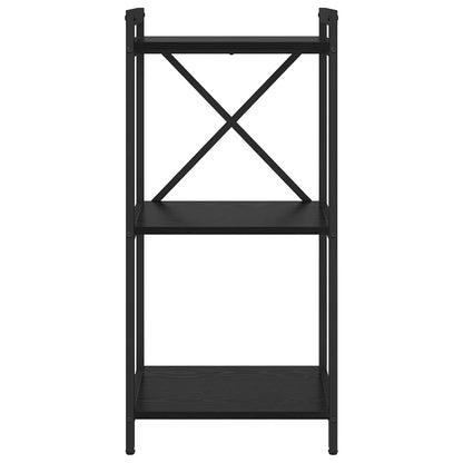 vidaXL Bücherregal Schwarz Eichen-Optik 40 x 30 x 85 cm Holzwerkstoff