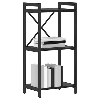 vidaXL Bücherregal Schwarz Eichen-Optik 40 x 30 x 85 cm Holzwerkstoff