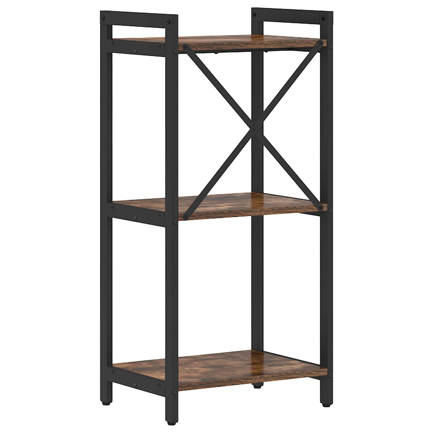 vidaXL Bücherregal Geräucherte Eiche 40 x 30 x 85 cm Holzwerkstoff