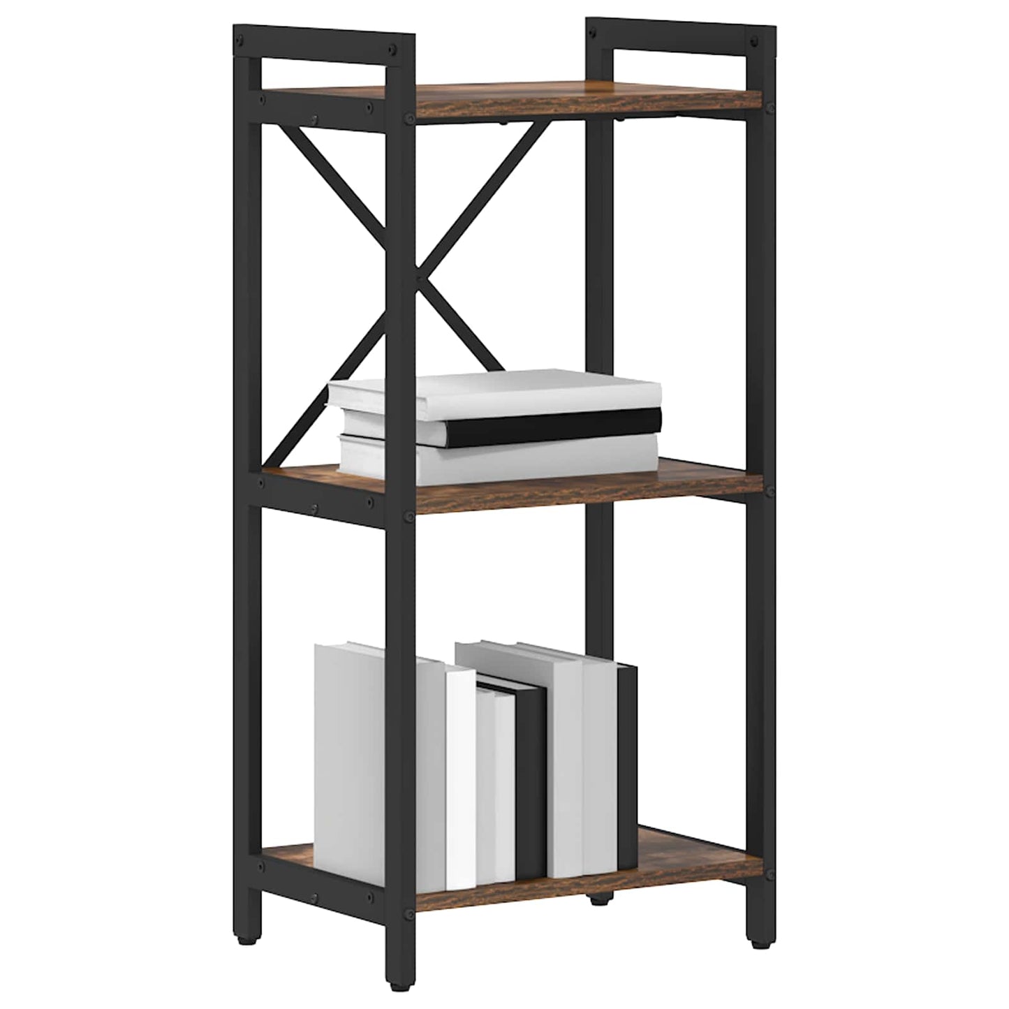 vidaXL Bücherregal Geräucherte Eiche 40 x 30 x 85 cm Holzwerkstoff