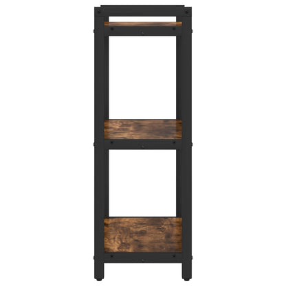 vidaXL Bücherregal Geräucherte Eiche 40 x 30 x 85 cm Holzwerkstoff