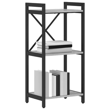 vidaXL Bücherregal Grau Sonoma 40 x 30 x 85 cm Holzwerkstoff