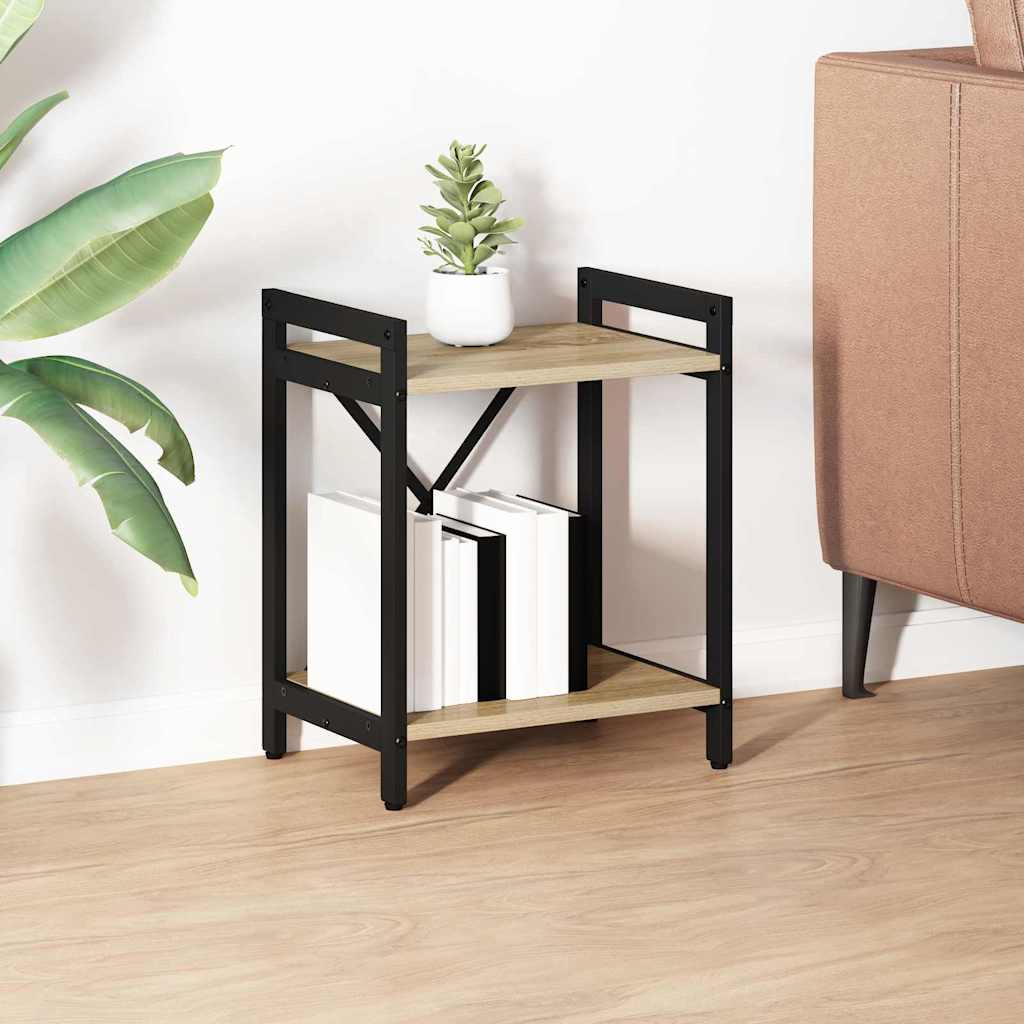 vidaXL Bücherregal Sonoma-Eiche 40 x 30 x 50 cm Holzwerkstoff