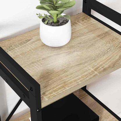 vidaXL Bücherregal Sonoma-Eiche 40 x 30 x 50 cm Holzwerkstoff