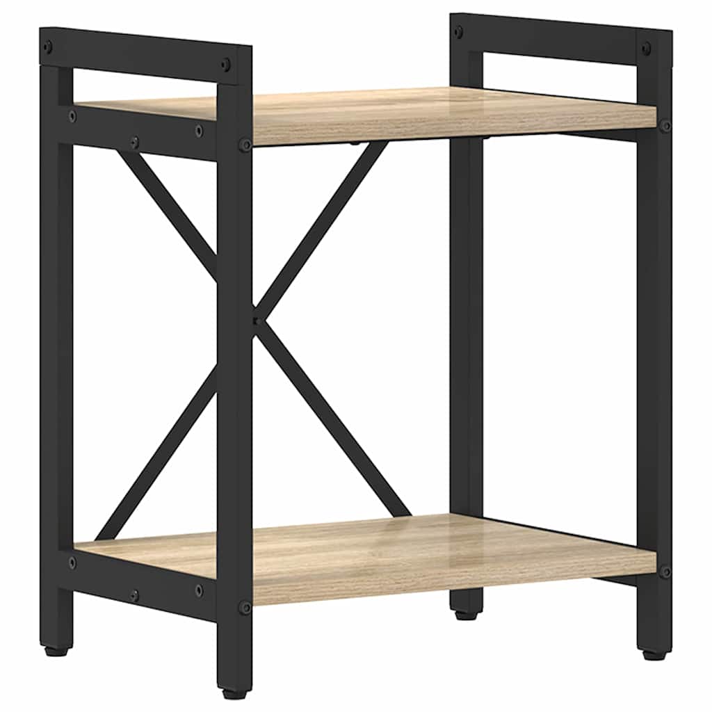 vidaXL Bücherregal Sonoma-Eiche 40 x 30 x 50 cm Holzwerkstoff