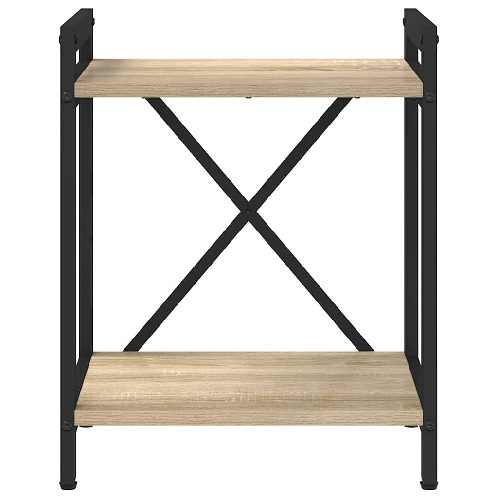 vidaXL Bücherregal Sonoma-Eiche 40 x 30 x 50 cm Holzwerkstoff