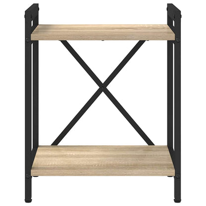 vidaXL Bücherregal Sonoma-Eiche 40 x 30 x 50 cm Holzwerkstoff