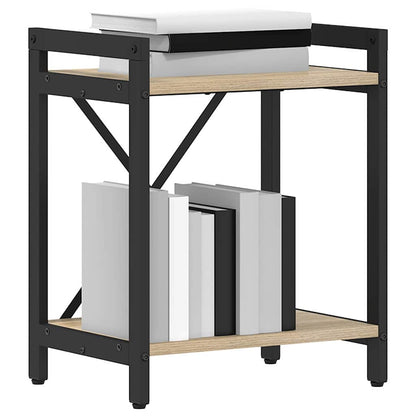 vidaXL Bücherregal Sonoma-Eiche 40 x 30 x 50 cm Holzwerkstoff