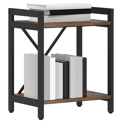 vidaXL Bücherregal Geräucherte Eiche 40 x 30 x 50 cm Holzwerkstoff