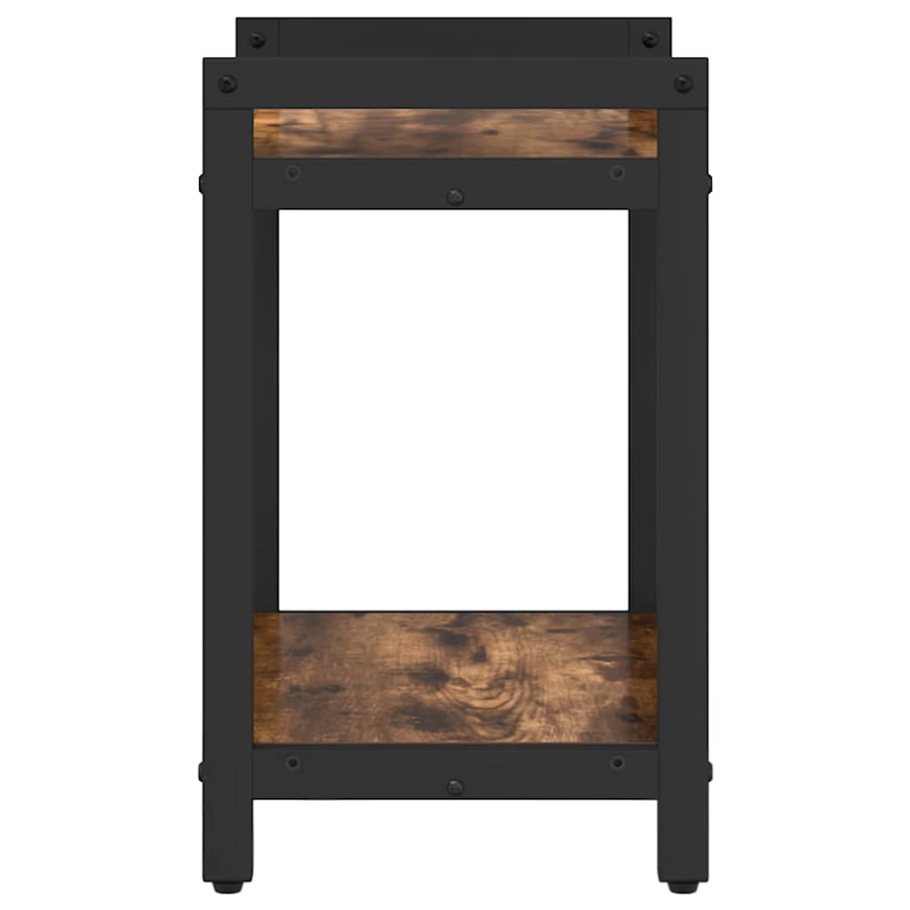 vidaXL Bücherregal Geräucherte Eiche 40 x 30 x 50 cm Holzwerkstoff