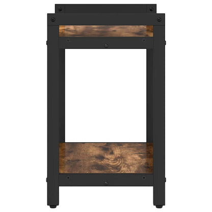 vidaXL Bücherregal Geräucherte Eiche 40 x 30 x 50 cm Holzwerkstoff
