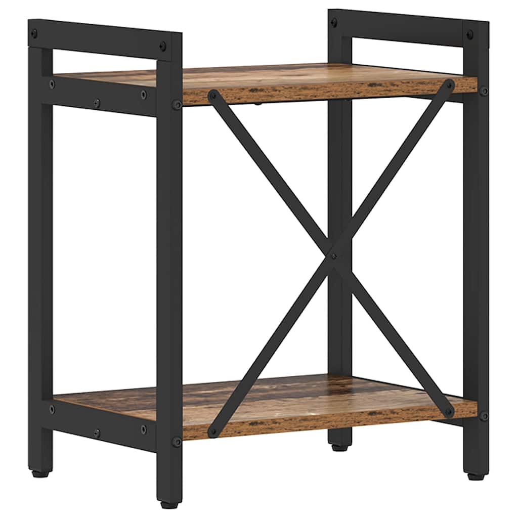 vidaXL Bücherregal Altholz 40 x 30 x 50 cm Holzwerkstoff