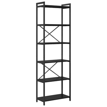 vidaXL Bücherregal Schwarz Eichen-Optik 40 x 30 x 85 cm Holzwerkstoff
