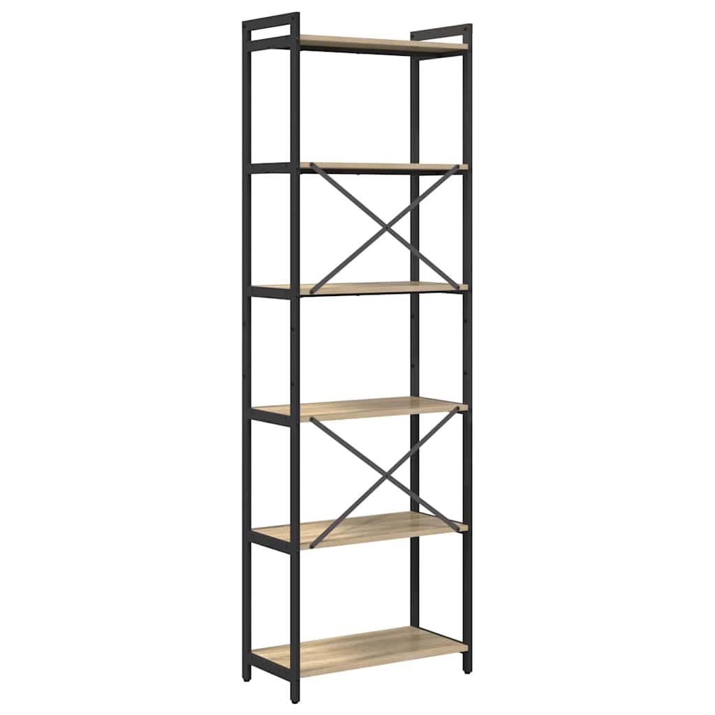 vidaXL Bücherregal Sonoma-Eiche 40 x 30 x 85 cm Holzwerkstoff