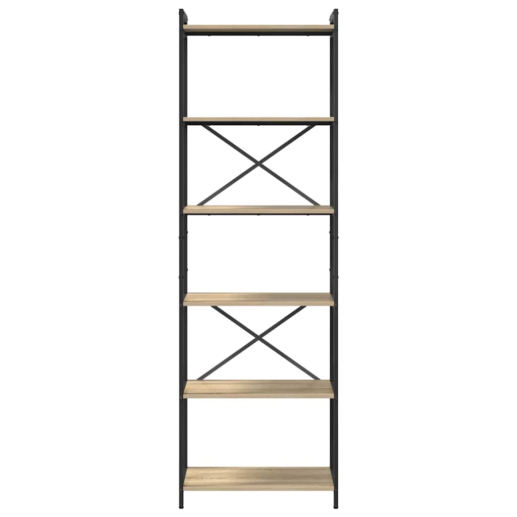 vidaXL Bücherregal Sonoma-Eiche 40 x 30 x 85 cm Holzwerkstoff