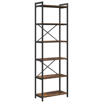 vidaXL Étagère à livres chêne fumé 40 x 30 x 85 cm Bois d'ingénierie