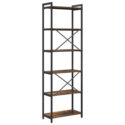 vidaXL Étagère à livres chêne fumé 40 x 30 x 85 cm Bois d'ingénierie