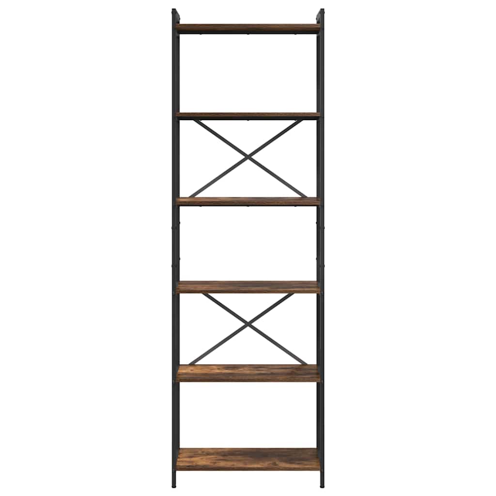 vidaXL Étagère à livres chêne fumé 40 x 30 x 85 cm Bois d'ingénierie