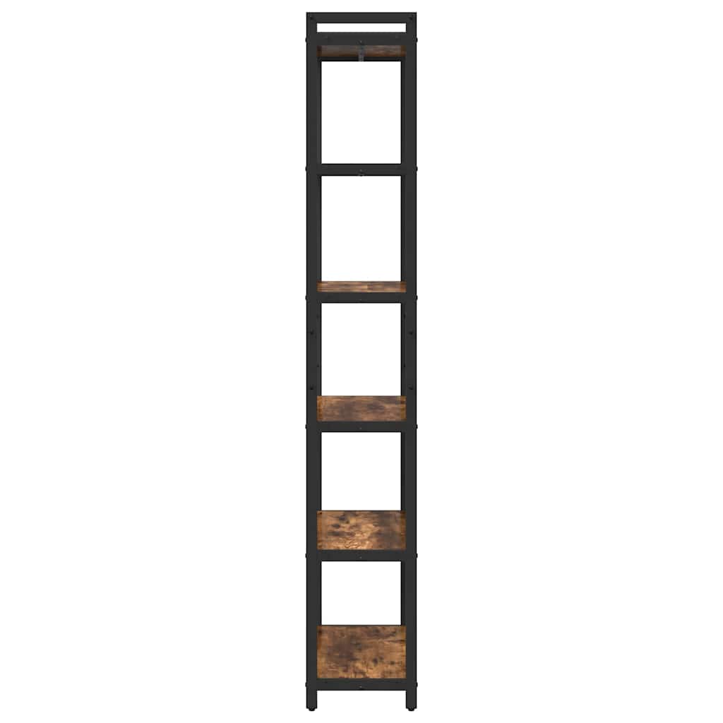 vidaXL Étagère à livres chêne fumé 40 x 30 x 85 cm Bois d'ingénierie