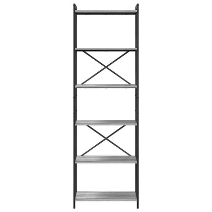 vidaXL Bibliothèque gris Sonoma 40 x 30 x 85 cm Aggloméré