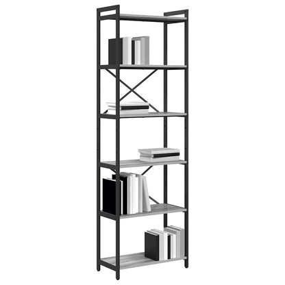 vidaXL Bibliothèque gris Sonoma 40 x 30 x 85 cm Aggloméré