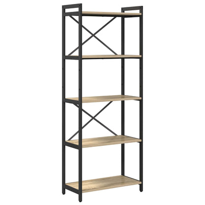 vidaXL Étagère à livres chêne Sonoma 60 x 30 x 155 cm Aggloméré