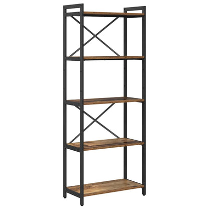 Bücherregal Altholz 60 x 30 x 155 cm Holzwerkstoff