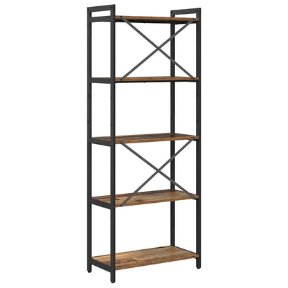 Bücherregal Altholz 60 x 30 x 155 cm Holzwerkstoff