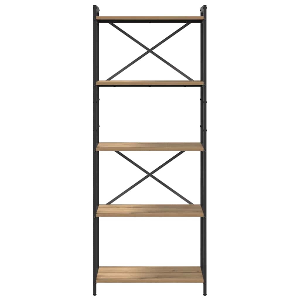 Bücherregal Artisan-Eiche 60 x 30 x 155 cm Holzwerkstoff