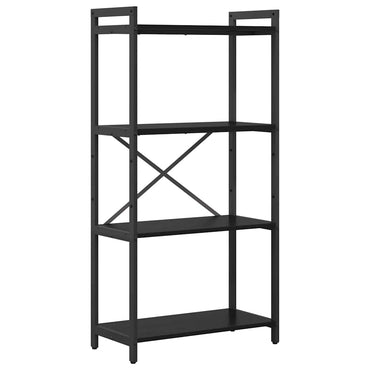 vidaXL Bibliothèque noir aspect chêne 40 x 30 x 85 cm Aggloméré
