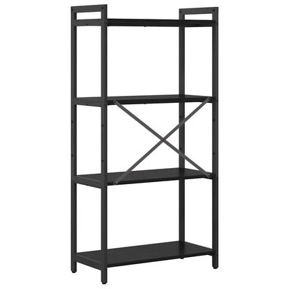 vidaXL Bibliothèque noir aspect chêne 40 x 30 x 85 cm Aggloméré