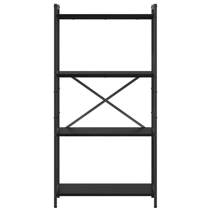 vidaXL Bibliothèque noir aspect chêne 40 x 30 x 85 cm Aggloméré