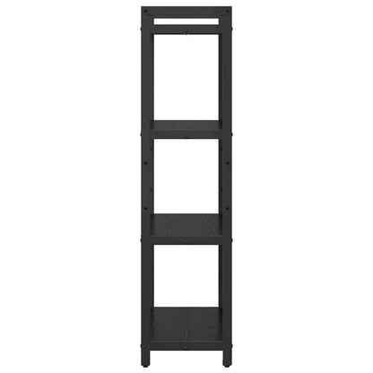 vidaXL Bibliothèque noir aspect chêne 40 x 30 x 85 cm Aggloméré