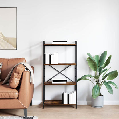 vidaXL Étagère Chêne fumé 40 x 30 x 85 cm Bois d'ingénierie