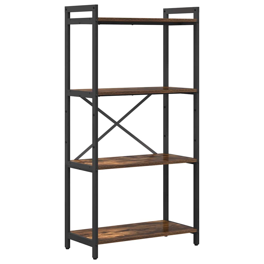 vidaXL Étagère Chêne fumé 40 x 30 x 85 cm Bois d'ingénierie