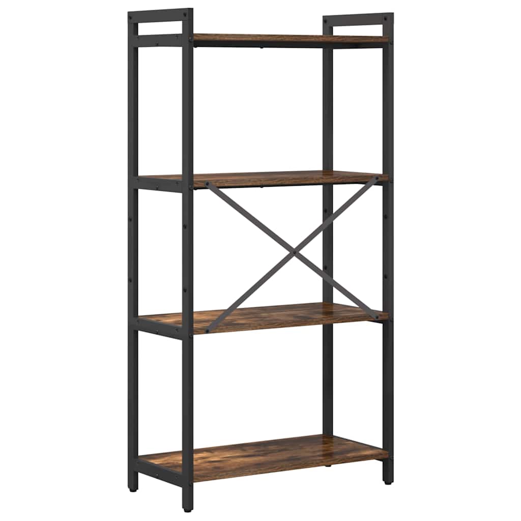 vidaXL Étagère Chêne fumé 40 x 30 x 85 cm Bois d'ingénierie
