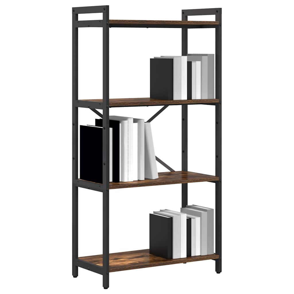 vidaXL Étagère Chêne fumé 40 x 30 x 85 cm Bois d'ingénierie