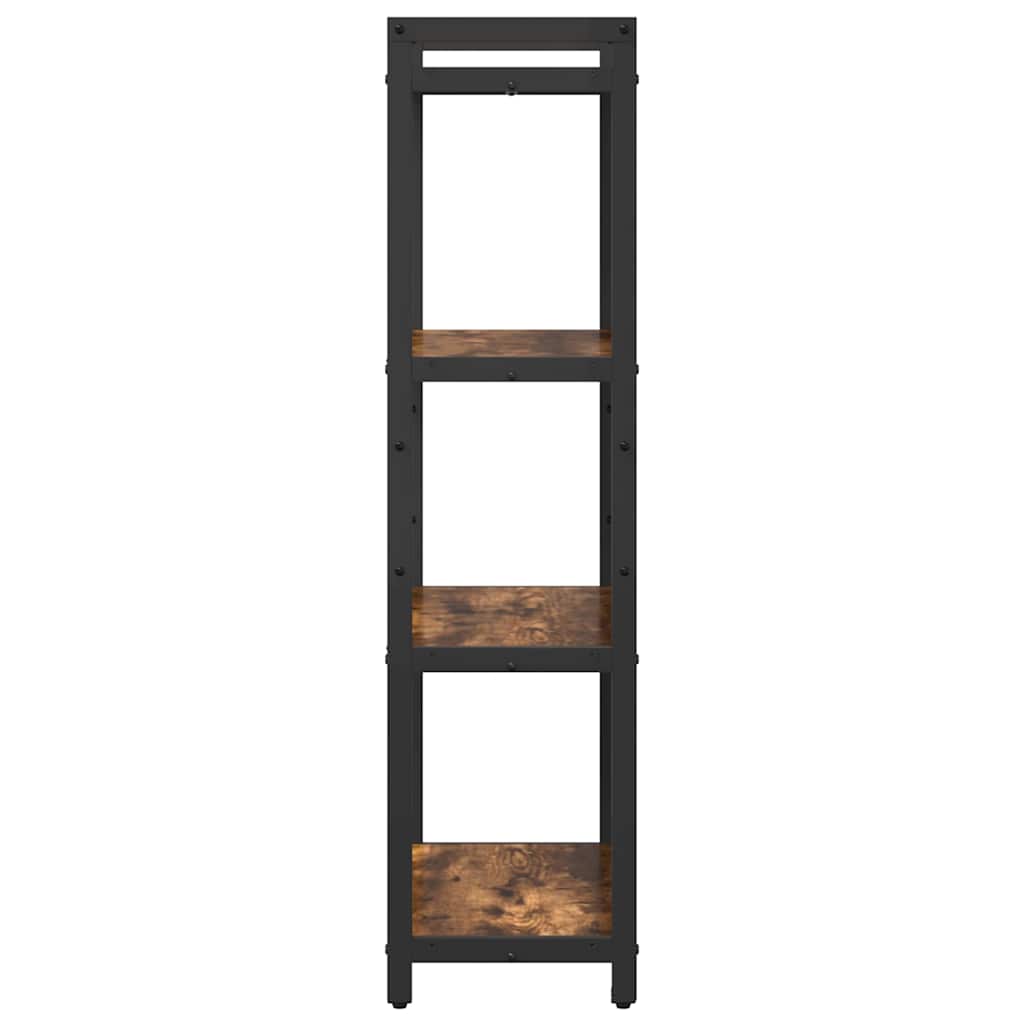 vidaXL Étagère Chêne fumé 40 x 30 x 85 cm Bois d'ingénierie