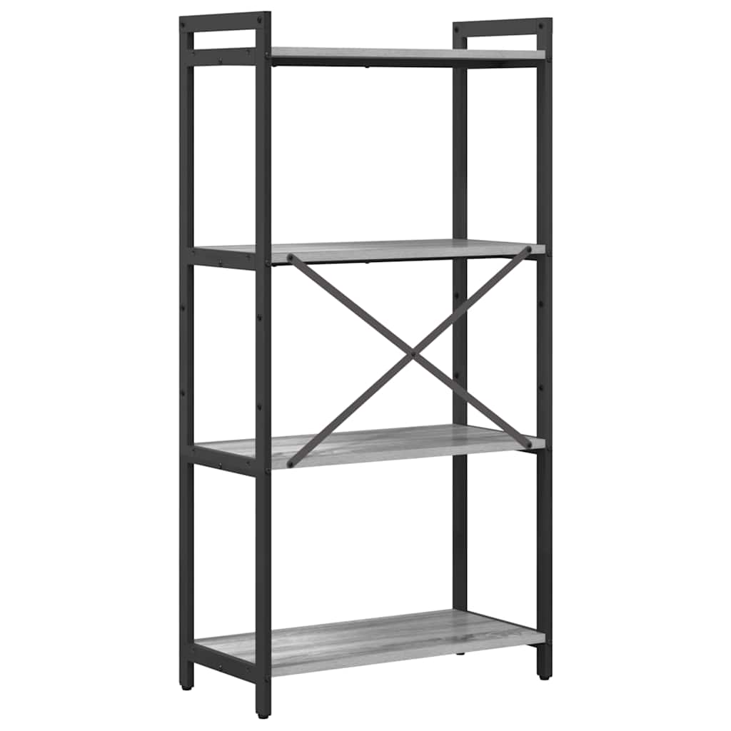 vidaXL Bibliothèque gris sonoma 40 x 30 x 85 cm Aggloméré