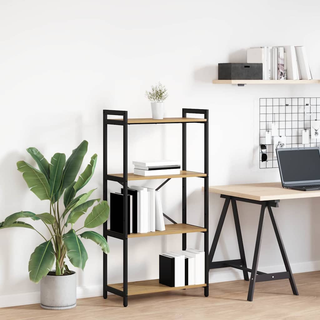 vidaXL Étagère à livres chêne Artisan 40 x 30 x 85 cm bois d'ingénierie