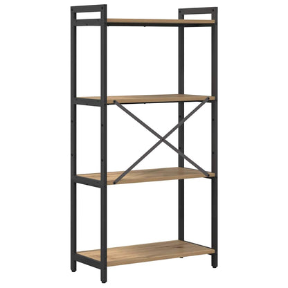 vidaXL Étagère à livres chêne Artisan 40 x 30 x 85 cm bois d'ingénierie