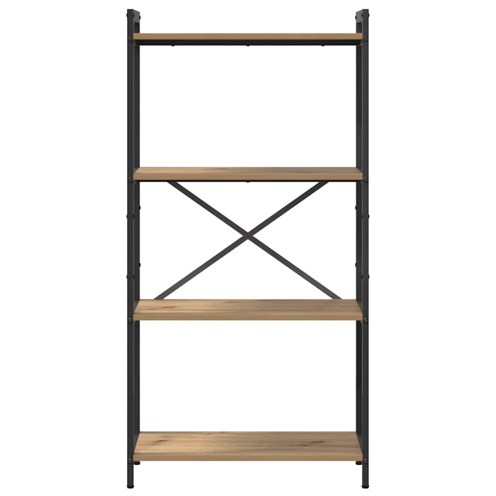 vidaXL Étagère à livres chêne Artisan 40 x 30 x 85 cm bois d'ingénierie