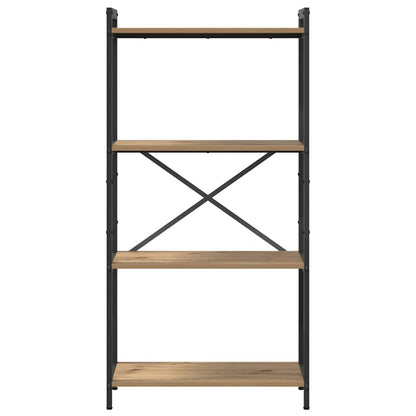 vidaXL Étagère à livres chêne Artisan 40 x 30 x 85 cm bois d'ingénierie