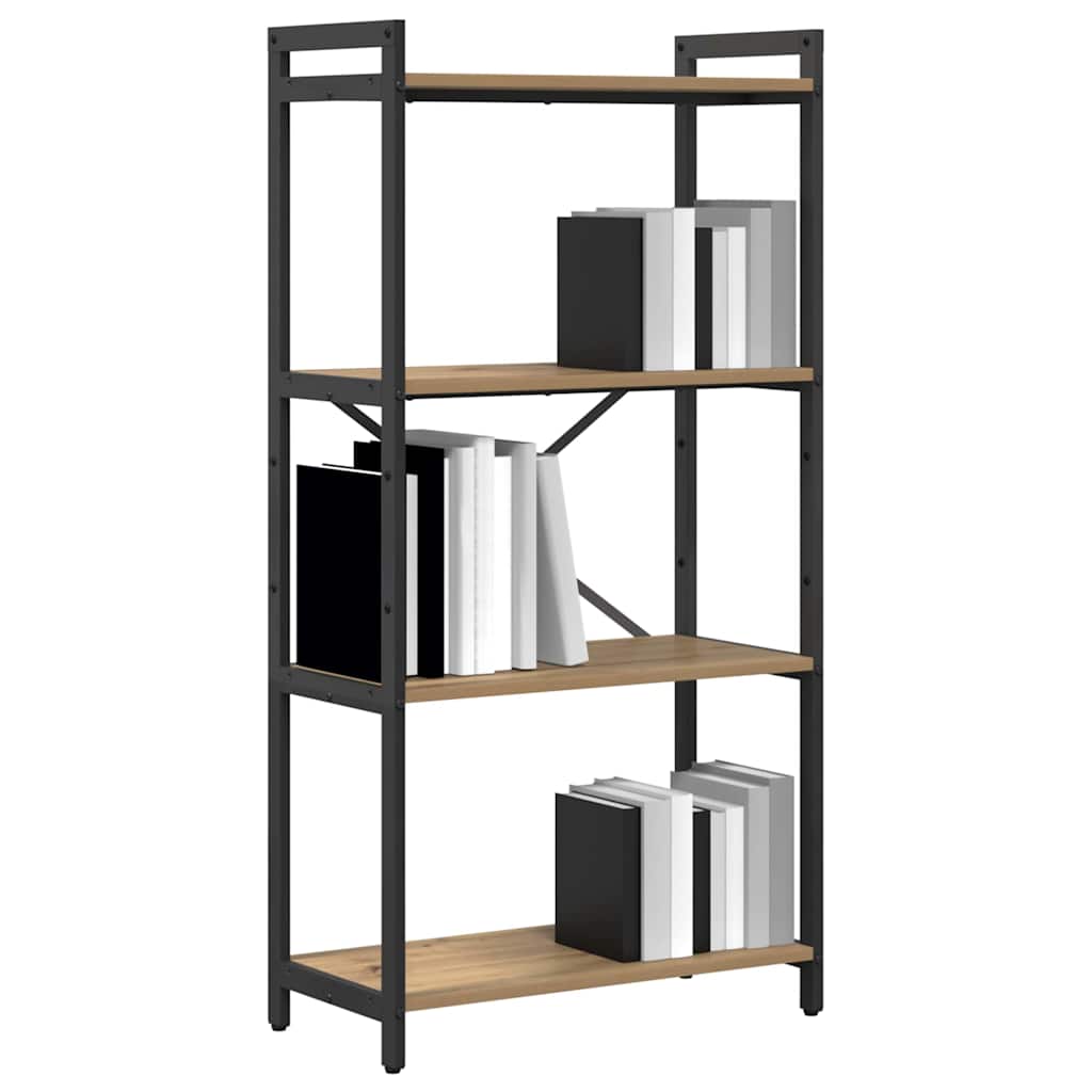 vidaXL Étagère à livres chêne Artisan 40 x 30 x 85 cm bois d'ingénierie