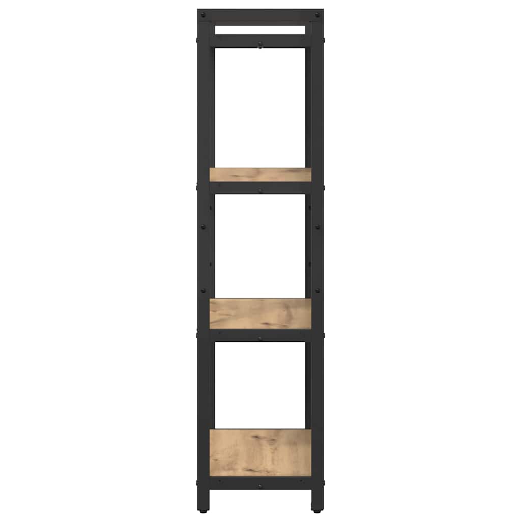 vidaXL Étagère à livres chêne Artisan 40 x 30 x 85 cm bois d'ingénierie