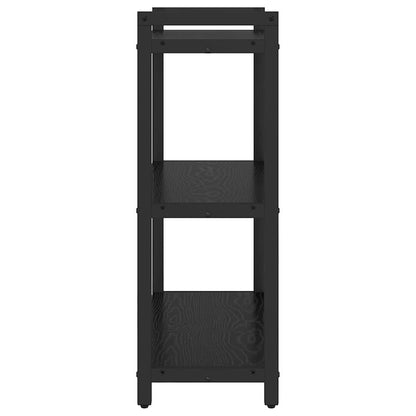 Bücherregal Schwarz Eichen-Optik 60 x 30 x 85 cm Holzwerkstoff